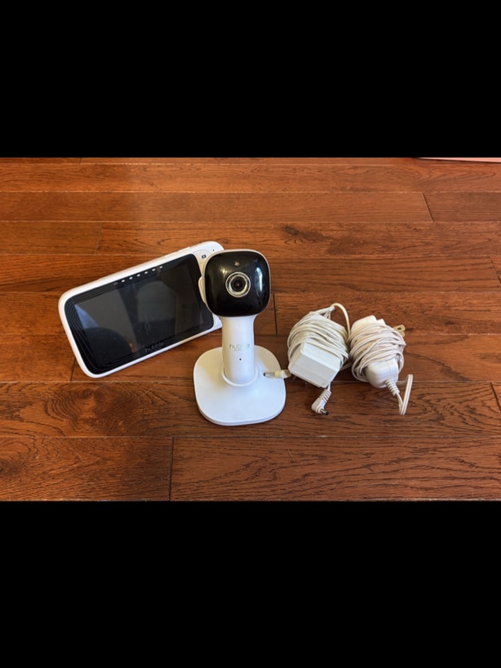 White Nursery Video Monitor with Camera